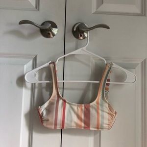 Cute striped swimsuit top